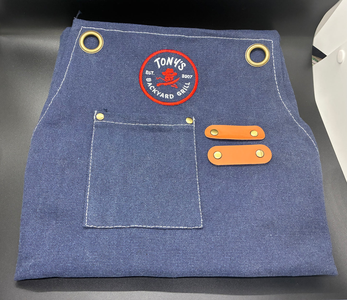 Tony’s Backyard Grill Canvas Apron